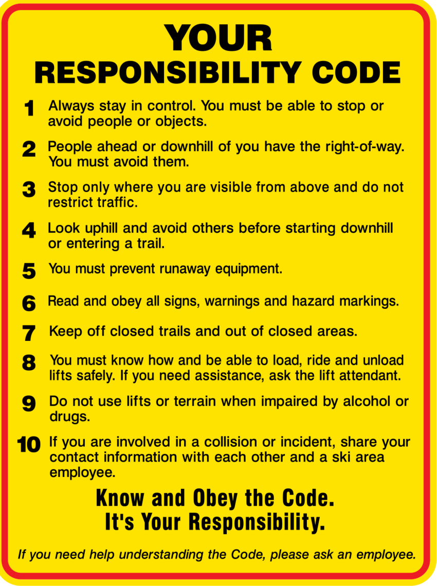 Your Responsibility Code 22